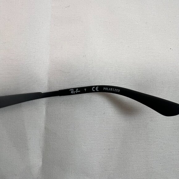 Ray-Ban RB3519-006/9A Matte Black Aviator Polarized Lens Sunglasses - Picture 2 of 4